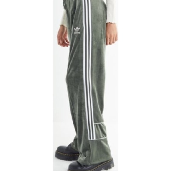 track pants adidas green